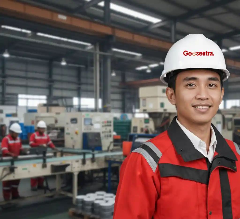 Tim konsultan Geosentra dalam sesi strategi bisnis terpadu — Environmental Services, Digital Transformation, dan Geosentra Academy untuk industri Indonesia