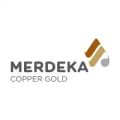 Logo PT. Merdeka Copper Gold, mitra korporasi PT. Geosentra Konsultan Indonesia